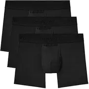 [Tommy John] Men’s Underwear - Second Skin Trunk with Contour Pouch and Shorter 4" Inseam – Silky Soft, Stretch Fabric