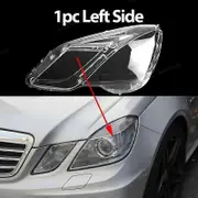 Auto Front Headlight Cover Lens Transparent Glass Headlamps Lamp Shell Masks For Mercedes-Benz W212 E-Class 2010-12 pre-facelift 1pc Left Side