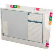 Avery 46714 Lateral Notes File Twin Tab 355 X 235Mm White Box 100