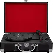 Built-in Forspeaker Phonograph Record Player for LP Turntable Free Installation Record Player Turntable Turntable Player, Black