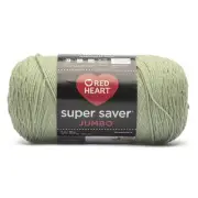 Red Heart Super Saver Jumbo Yarn-Frosty Green E302C-0661