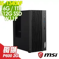 在飛比找博客來優惠-MSI 微星 PRO DP180 商用電腦 (i5-1340