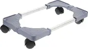 Veemoon Sturdy Computer Tower Stand Desk Pc Holder Rolling Cart 40kg Capacity Pp Stainless Steel for Easy Mobility Heat Dissipation
