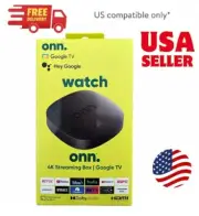 ONN Streaming Box 4K - GEN. 2 - Streaming Wi-Fi Android TV UHD Google TV Device