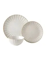 [Hottie] Kimmie Dinner Set 12 Piece in Natural