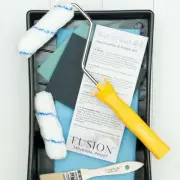 Paint Kit Fusion Mineral Beginner Set Brushes Sandpaper Roller