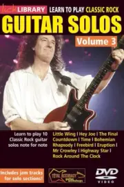 LickLibrary CLASSIC ROCK GUITAR SOLOS Video Lessons DVD Hendrix Brian May Rhoads