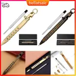 VINTAGE BOLT ACTION SIX-EDGE SOLID BRASS PEN WITH 1PC PEN RE