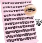 SLSXNL Natural Wispy Lash Clusters 9-14MM D Curl Eyelash Clusters,False Eyelashes 9mm 10mm 12mm 14mm Cluster Eyelash Extensions 120pcs Cluster Lashes