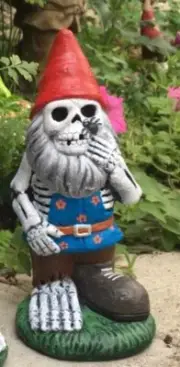 zombie mold latex and fiberglass concrete skull gnome mold Ready to ship