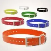 Sparky Pet Co 3/4" High Flex, Waterproof Orange Square Buckle Dog Collar