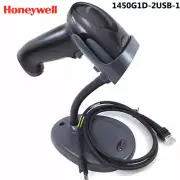 Honeywell Voyager 1450G1D-2USB-1 USB 1D Barcode Scanner Reader w/ Cable & Stand