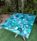 30" Green Agate Top / Agate Counter Coffee Table Top / Home Decor