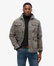 Military M65 Lightweight Jacket | Washed Charcoal