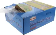 Ri-Pac Sandwich Bag, Fold Top, 7X7+1.5In, 2000 Bags (2 Boxes of 1000)