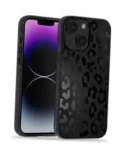 Case [Compatible with MagSafe] with Matte Cheetah for iPhone 13 Black Leopard