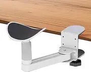 Desk Armrest Extender,Table Extension Arm Support | Clamp-On Workstation Accessory for Typing Manicure Table Recliner Chair Workbench