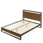 Metal Bed Frame Double Mattress Base Platform Wooden - Zinus