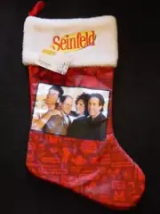 SEINFELD Christmas RARE TV Show STOCKING - Warner Bros. 2022 Jerry Elaine 22"