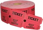 LALAFINA 1 Roll Game Ticket Tickets Labels Tickets for Party Carnival Tickets Event Ticket Labels Movie Tickets Concert Tickets Raffle Ticket Tickets Bulk Tickets for Concert Paper Tickets