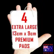 TENS PADS - EXTRA LARGE 13cm x 9cm x 4 ELECTRODE PREMIUM PADS