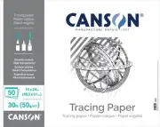 Canson Artist Series Tracing Paper Pad 19"X24"-50 Sheets 5A0024N5-1G814