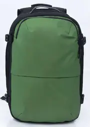 Travelite - Vacuum Compression Travel backpack 17.3in with pump - Green