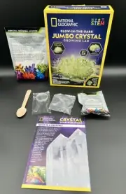 Crystal Growing Kit National Geographic Grow Your Own Giant Glow in Dark Jumbo
