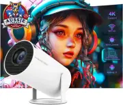 Mini 5G Wifi Projector 4K 1080P Android 11 Portable Rotatable for Outdoor Movies