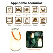 Portable Rechargeable LED Power Bank Camping Torch Lantern Night Light Tent Lamp