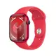 Apple Watch S9 GPS 45mm 紅色鋁金屬錶殼 配紅運動錶帶 (S/M)