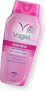 Vagisil Ultra Fresh Intimate Wash for Daily Feminine Hygiene, 24 Hour Odour Protection, Hypoallergenic, For All-Day Confidence, 354ml