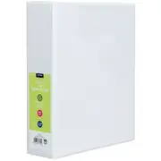 J.Burrows Recycled Insert Binder A4 4 D-Ring 50mm White
