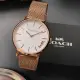 【COACH】COACH手錶型號CH00048(白色錶面玫瑰金錶殼玫瑰金色米蘭錶帶款)