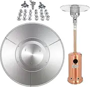 Patio Heater Top Reflector Shield - Durable Aluminum Replacement Parts Accessories | Safe Propane Heater Focusing Reflector