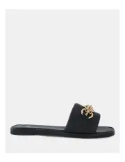 [Novo Shoes] Sahera Slides in Black