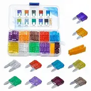 145pcs Mini Blade Fuses Assortment Auto Car Motorcycle Truck Fuses Kit 3A 5A