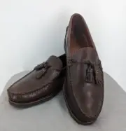 Allen Edmonds Kingfield Mens Slip On Leather Tassel Loafers 11.5 B EUC