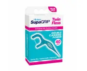 Piksters SupaGRIP Floss Picks Twin 40 Pack