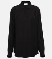[Saint Laurent] Saint Laurent Silk shirt UK 8 black