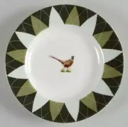 Spode GLEN LODGE PHEASANT Snack Canape Plates Set of 4
