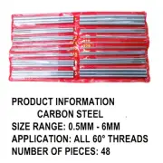 16 Size Thread Measuring Identification Toolkit, with 48 Gauges for Industry Use
