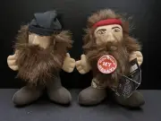 DUCK DYNASTY Willie & Chase 8" Plush Talking Figures New One w/ Tags