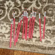 Set of 12 Prismacolor Col-Erase Pink Pencils w/ Erasers 20057
