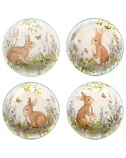 Certified International Set of 4 Easter Meadow Soup Bowls