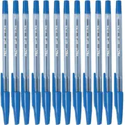 Pilot BP-S Box 12 Stick Type Ballpoint Pen 0.7mm Fine (Blue)