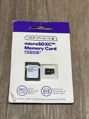 Infinitive 361752 Micro SD Memory Card 128 GB New Sealed