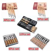 Professional Wood Carving Hand Chisel Set Woodworking Gouges Crafting Tools
