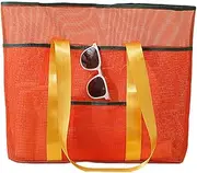 [Cordoode] Pool Bag | Portable Travel Storage Tote,Large Capacity, Beach Organizer, Multifunctional Travel Supplies for Towel Cosmetics Swimsuit