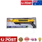 AU New Salt Power Mosquito Fly Bug Insect Salt Gun Pump Action Toy Yellow-Black